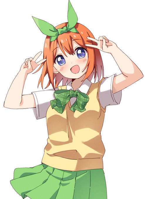 はる🌸さんがTwitterに投稿した中野四葉(五等分の花嫁)のイラスト。