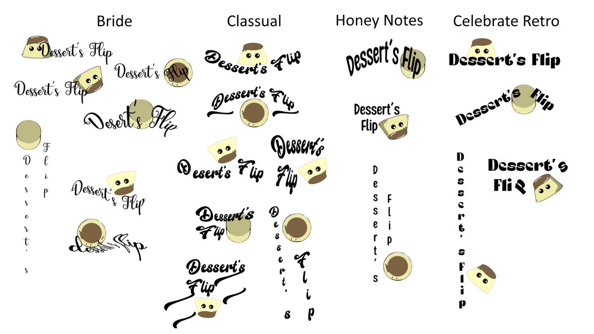 Game0Quest's tweet image. Some Delicious Logos... Can you help us to decide the most appetizing one for our game?