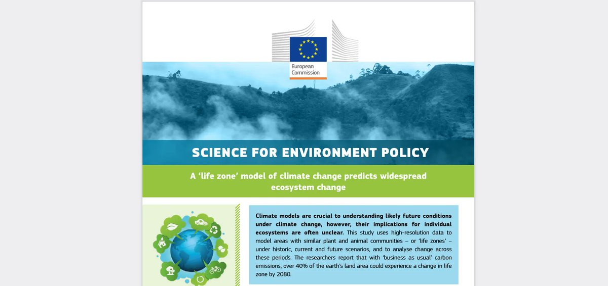 NetworkNatureEU's tweet photo. Read the @SfEP report about #lifezone modelling predicting #ecosystem change!
With modelling, we can target the depletion & create more e.g. with the help of #naturebasedsolutions supporting a variety of #species 🙆 🙈 🐧 🦑 🐞 🍄 🌱
➡️ https://t.co/GNlXbnO5bu https://t.co/alrlnoFPMY
