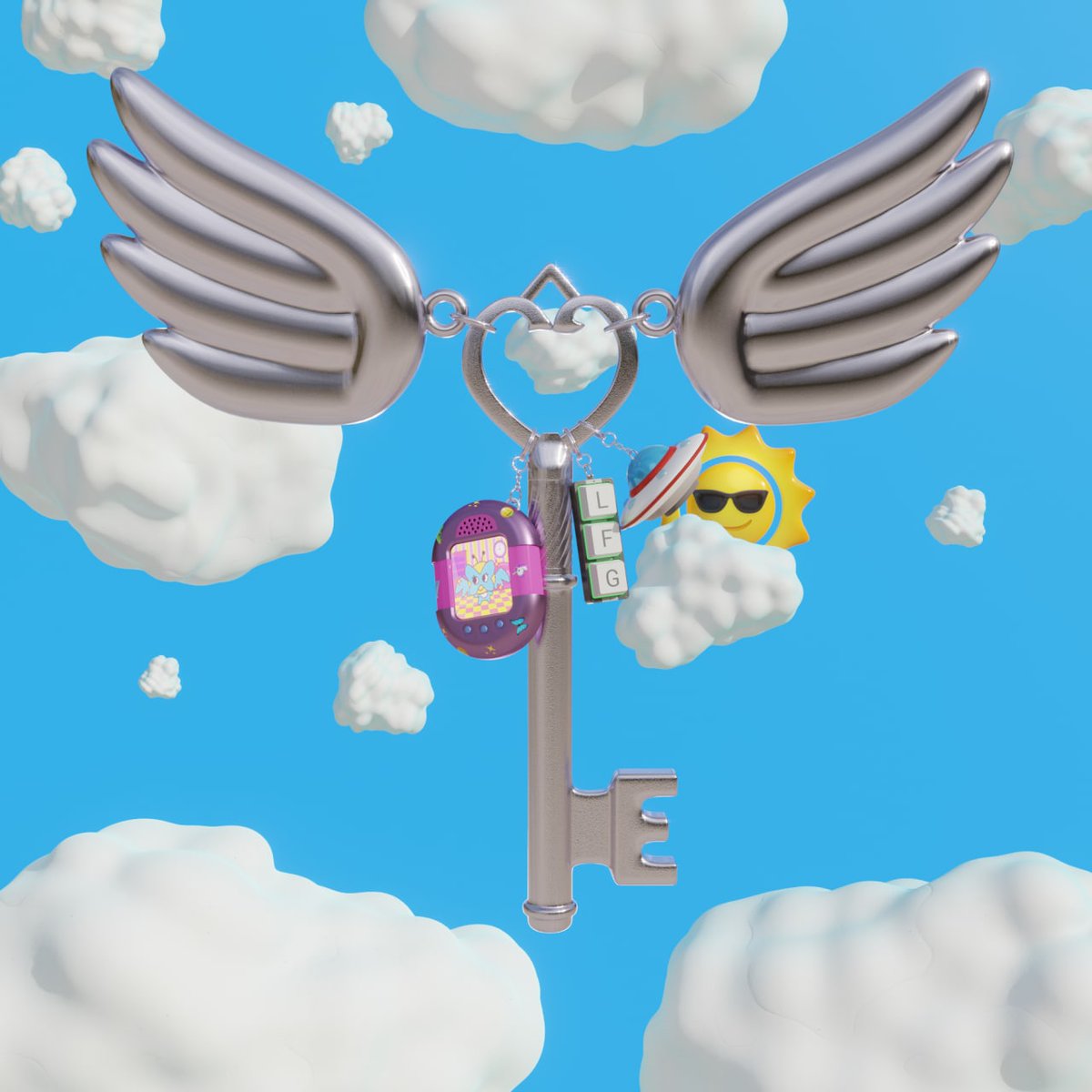 coolkeysnft's tweet photo. While our team is working on creating even more #coolkeys - send likes to this angel❤️ https://t.co/iFtzeK4LrH