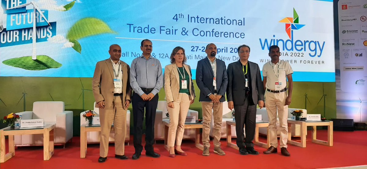 LMWindPower's tweet photo. A very busy Day 2 for @LMWindPower team at @windergy_india! Meet us &amp; avail the opportunity to learn more about our record-breaking blades &amp; how we are making #innovation and #inclusion an inseparable part of our growth story!
#weknowblades https://t.co/77MoCZJn7e
