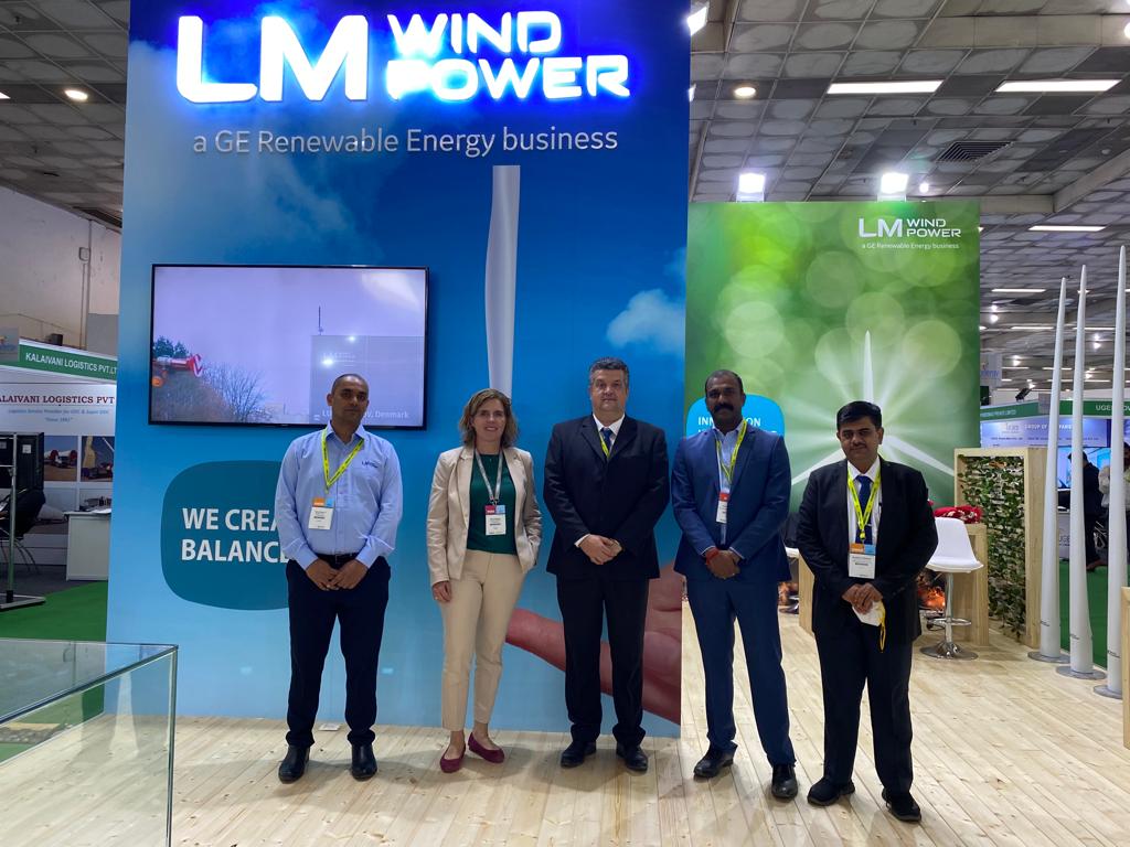 LMWindPower's tweet photo. A very busy Day 2 for @LMWindPower team at @windergy_india! Meet us &amp; avail the opportunity to learn more about our record-breaking blades &amp; how we are making #innovation and #inclusion an inseparable part of our growth story!
#weknowblades https://t.co/77MoCZJn7e