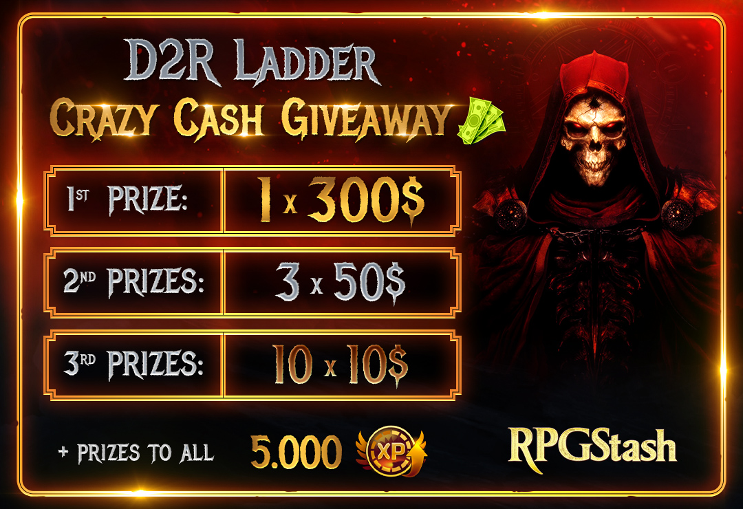 RPGStash's tweet photo. π₯D2R Ladder Giveaway!π₯
Enter here: https://t.co/OkE6UntxQm
#RPGStash #D2R #GiveAway #D2RLadder https://t.co/JKa1vInPN6