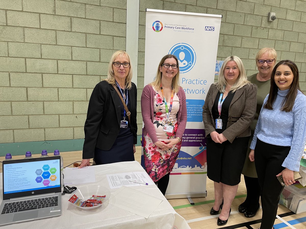 Great day at ⁦<a href="/wlv_uni/">University of Wolverhampton</a>⁩ ⁦<a href="/wlv_uni/">University of Wolverhampton</a>⁩ lots of interest in general practice nursing great to see everyone ⁦@NHSinBCWB⁩ #UoWNursingCareers #BCWB_GPN
