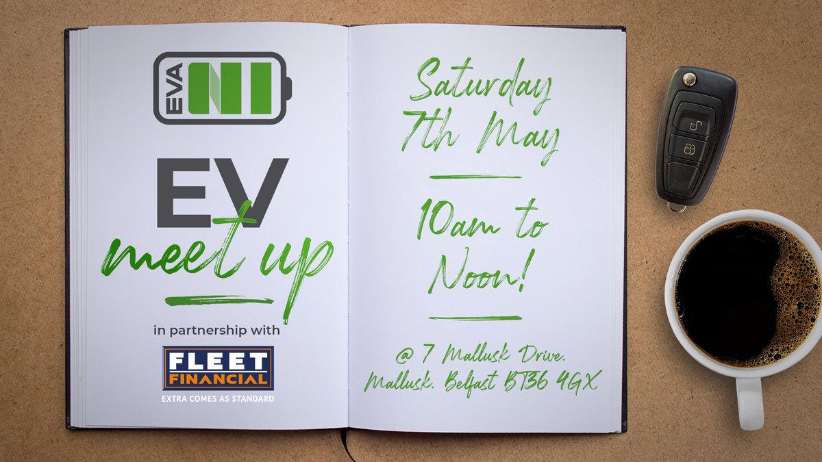 We're having an #EV meet up with <a href="/nievowners/">EVANI - Electric Vehicle Association NI</a> 

Find out more here ⬇️
mailchi.mp/fleetfinancial…