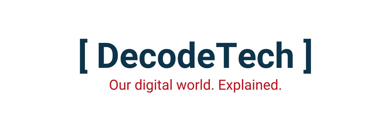 DecodeTech on Twitter: 
