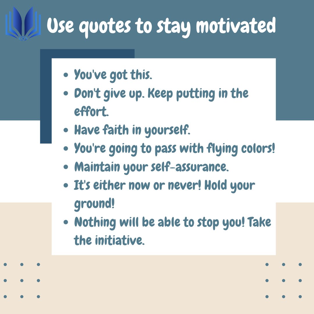 Edu_Checked's tweet photo. Are you preparing for a test? Follow these top study strategies and reduce stress to give yourself the best chance! Remind yourself that you've got this.
1)Allocate enough time for studying.
2) Take frequent breaks.
3)Attend to your water intake.

#educhecked #checkedit #exams https://t.co/8DZH2wVjUb
