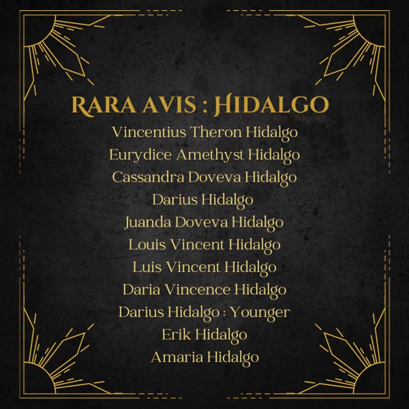 nicandrology's tweet photo. Jsls chilling knowing the Hidalgo's family tree was the easiest to remember, but Rara Avis came and dropped the bomb. https://t.co/YfEP7hHSav