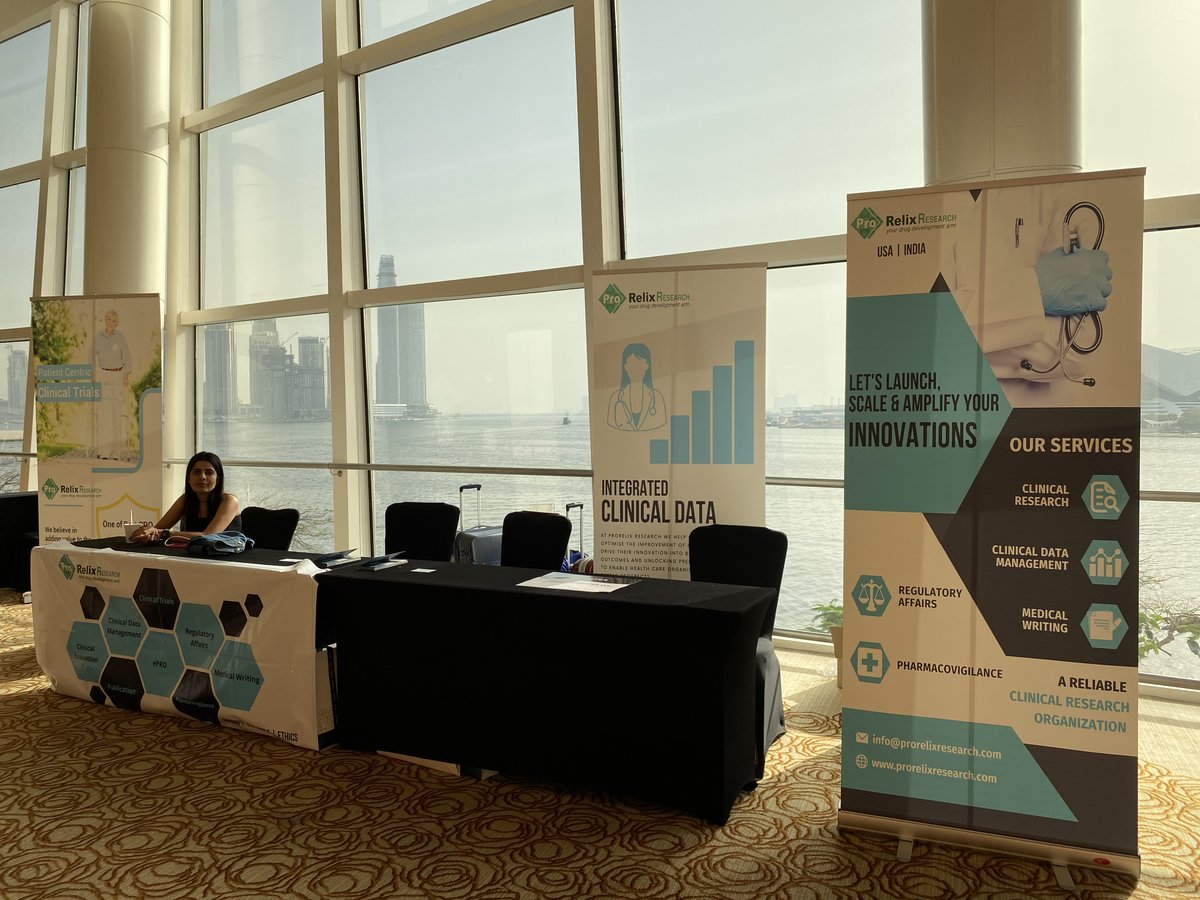 ProRelix_CRO's tweet photo. Last month we exhibited in #Dubai at World Trade Center @health2conf and had the pleasure of interacting with many organizations from the #Nutraceutical, #Pharmaceutical, #Healthcare, and #Herbal remedies space.
#clinicalresearch #clinicaltrial #pharma #science #prorelixresearch https://t.co/ksdaqnjR3r