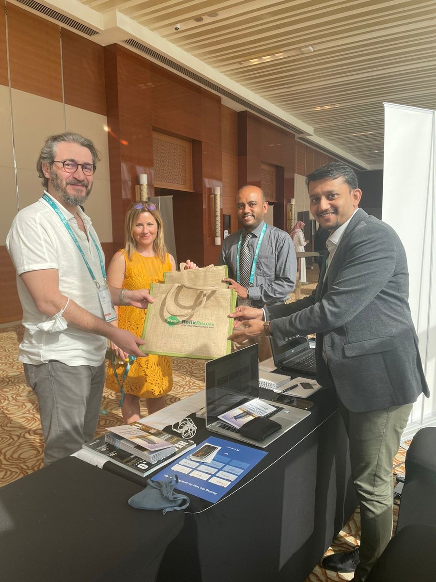 ProRelix_CRO's tweet photo. Last month we exhibited in #Dubai at World Trade Center @health2conf and had the pleasure of interacting with many organizations from the #Nutraceutical, #Pharmaceutical, #Healthcare, and #Herbal remedies space.
#clinicalresearch #clinicaltrial #pharma #science #prorelixresearch https://t.co/ksdaqnjR3r