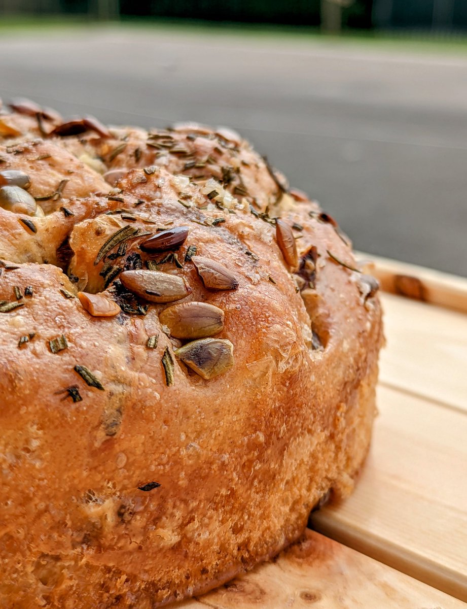 Delicious Pumpkin seed Focaccia part of our Brains and Grains recipes throughout April <a href="/AccentCatering/">Accent Catering</a> <a href="/PaulMerryChef/">Paul Merry</a> <a href="/Someboysmum/">Jayne Day</a> #pumpkinseeds #brainfood #focaccia #homemadebread #alwaysfresh #bread #rosemary
