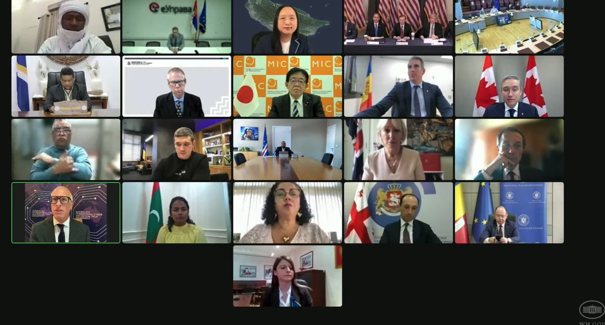 DiploKat's tweet image. Great to see @TamaraSrzentic representing Montenegro at the launch of the Declaration for the Future of the Internet! @webfoundation will be on with @Nnenna for the panel following the government launch to ensure a multistakeholder web for all. #webwewant