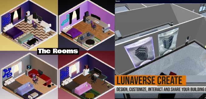 <a href="/theroomsDAO/">The Rooms</a> <a href="/randomearth_io/">RandomEarth 🌎</a> THE ROOMS🔑X LUNAVERSE🌎Partnership?
1)The Rooms invest in Lunaverse Buildings &amp; work together to add The Rooms on Lunaverse?
2)Lunaverse Create let holders design and customize their space, interact and share their creations within Lunaverse? BULLISH @Lunaverse_io #NFTCommunity