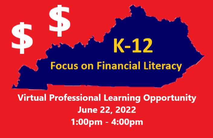 cteliteracy's tweet photo. Coalition for Financial Literacy in the Commonwealth Summer Conference

K-12 Focus on Financial Literacy (Virtual)
Wednesday, June 22, 2022
1:00-4:00 pm

https://t.co/PRvcIPChsb

@KyDeptofEd https://t.co/ro5V9tiXvx