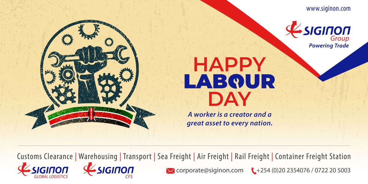 SiginonG's tweet image. Happy #LabourDay2022 from all of us at @SiginonG 

#logistics #PoweringTrade