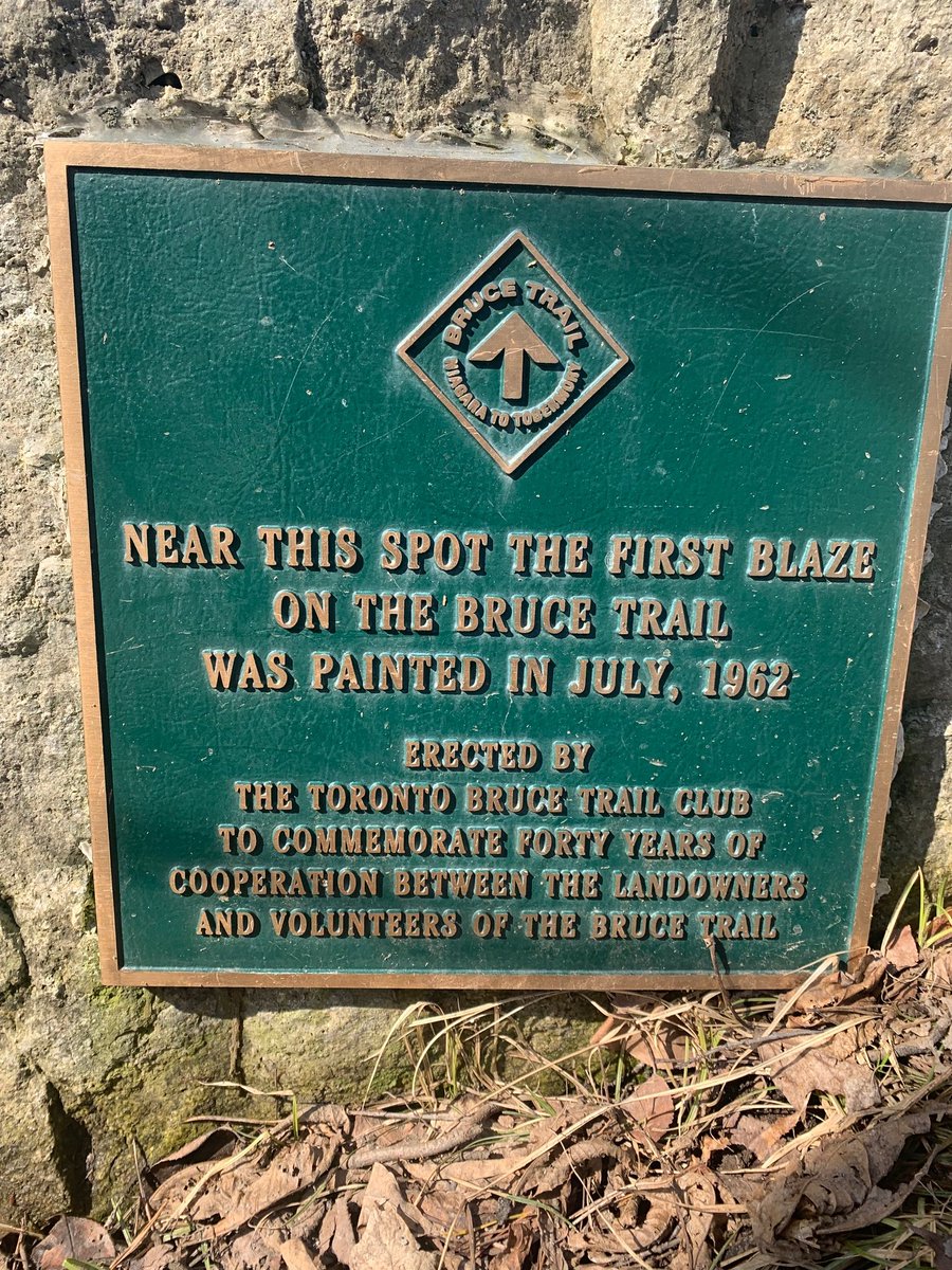 TO_Bruce_Trail's tweet photo. The Toronto Club is bringing out a new badge to celebrate the 60th anniversary of the first blaze which was painted just north of Campbellville Road at Appleby Line. You can start logging your kms now. For information on the badge requirements, read more: https://t.co/RSaPQrenaC https://t.co/FeuifKZMAM