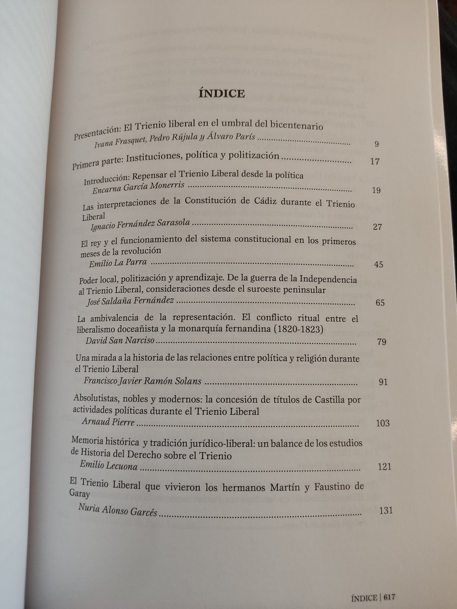 Historia_Social's tweet photo. Recién salido del horno 📘🔥

El Trienio Liberal (1820-1823): balance y perspectivas

Más de cuarenta autores/as analizan el Trienio en España, Europa y América desde la política, la sociedad, el ejército y la cultura https://t.co/1xGcTqsmRi