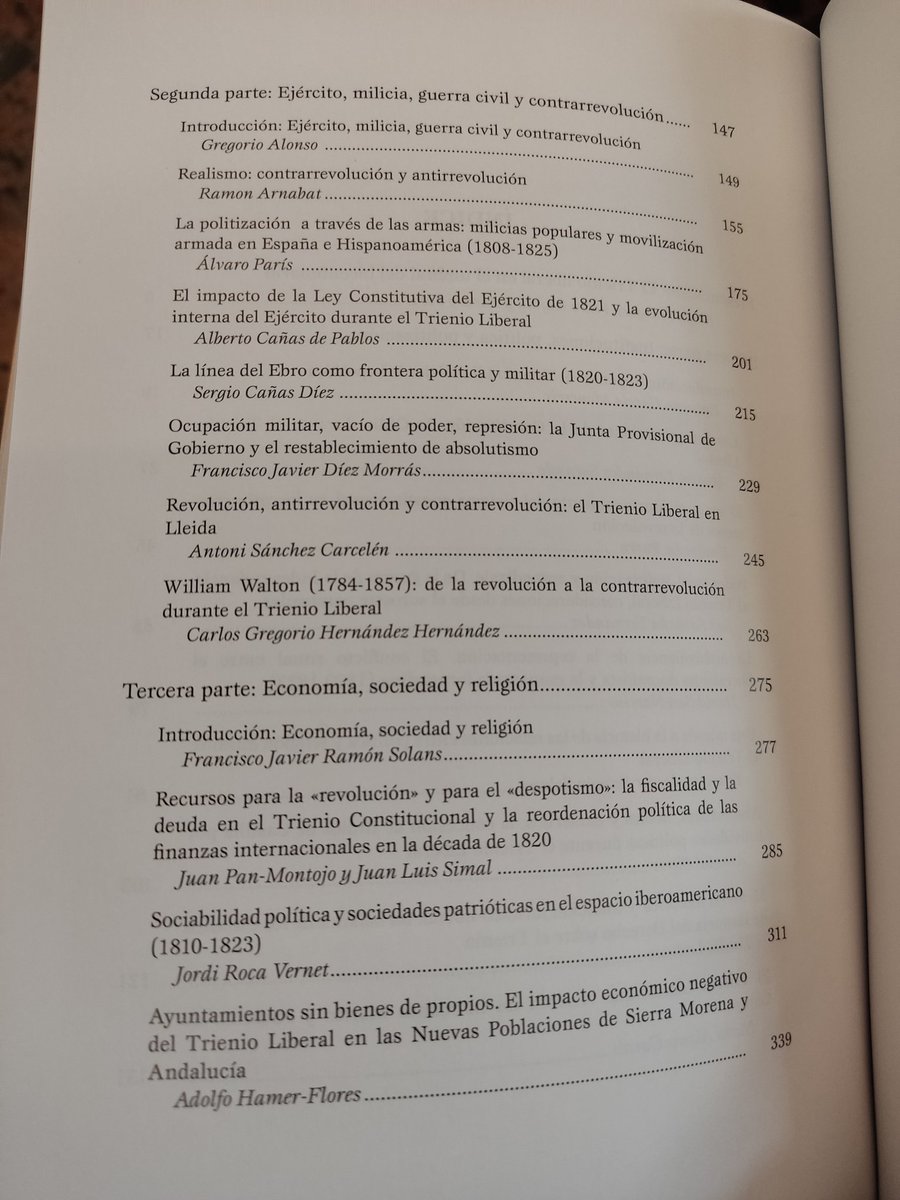 Historia_Social's tweet photo. Recién salido del horno 📘🔥

El Trienio Liberal (1820-1823): balance y perspectivas

Más de cuarenta autores/as analizan el Trienio en España, Europa y América desde la política, la sociedad, el ejército y la cultura https://t.co/1xGcTqsmRi