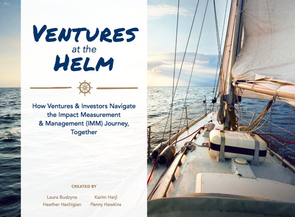 New report: "Ventures at the Helm" offers case studies and #ImpactManagement tools for social ventures and their investors. ▶️ immjourney.com 

By <a href="/karimharji/">Karim Harji</a> @LauraBudzyna <a href="/HmHachigian/">Heather Hachigian</a> <a href="/penehawk/">Penny Hawkins</a>
 
Our Head of Impact Services @mattr_UK, is pleased to have contributed.