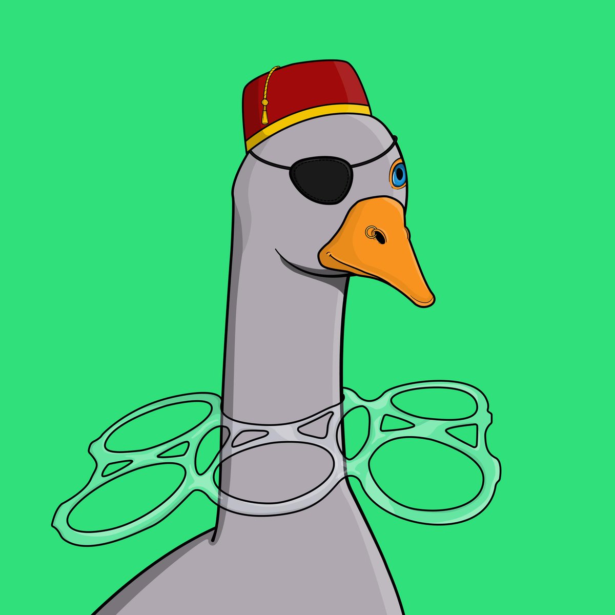 CCTokenHQ's tweet photo. Earth Day Celebrations Giveaway #3 - @CrazyGooseFlock 

To win this funky fez wearing goot (Crazy Goose 233):
💖 Like &amp; RT 🔄
👉 Follow us
🌟 Tag 2 friends

#algofam #algoNFTs #algo https://t.co/sRoaeLT3RK