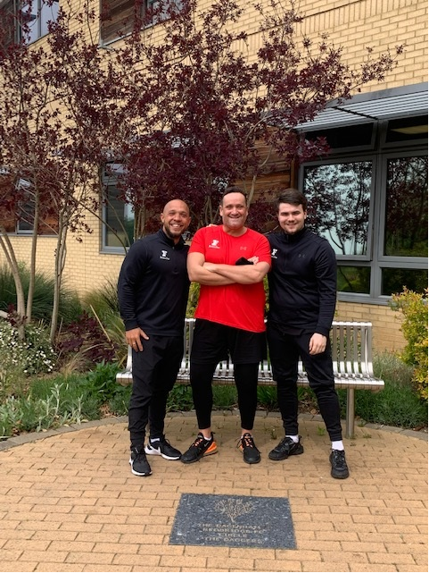 BHRUT_HWBHub's tweet photo. @FitnessFirst_UK Romford are still in the Lavender Garden if you want to pop down and see Adam, Jordan and Matthew 

Thanks to our colleagues that joined them for a quick workout as part of #OnYourFeetBritain day #Wellbeing https://t.co/bl3fx1qoqr