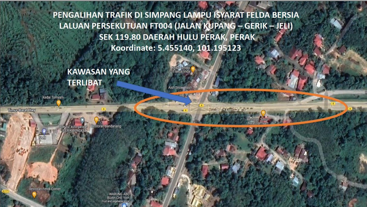 JKR Hulu Perak (@jkrhupk) on Twitter photo NOTIS PEMBERITAHUAN PENGALIHAN TRAFIK DI SIMPANG LAMPU ISYARAT FELDA BERSIA SEPERTI PAPARAN RAJAH.
<a href="/JKRMalaysia/">JKR Malaysia</a> @belatiwangsa_zu <a href="/JKRPERAK/">JKR PERAK</a> <a href="/jkr_kedah/">JKR Negeri Kedah</a> <a href="/JKRKelantan/">แดแดส ษดแดษขแดสษช แดแดสแดษดแดแดษด</a> NOTIS PEMBERITAHUAN PENGALIHAN TRAFIK DI SIMPANG LAMPU ISYARAT FELDA BERSIA SEPERTI PAPARAN RAJAH.
<a href="/JKRMalaysia/">JKR Malaysia</a> @belatiwangsa_zu <a href="/JKRPERAK/">JKR PERAK</a> <a href="/jkr_kedah/">JKR Negeri Kedah</a> <a href="/JKRKelantan/">แดแดส ษดแดษขแดสษช แดแดสแดษดแดแดษด</a>