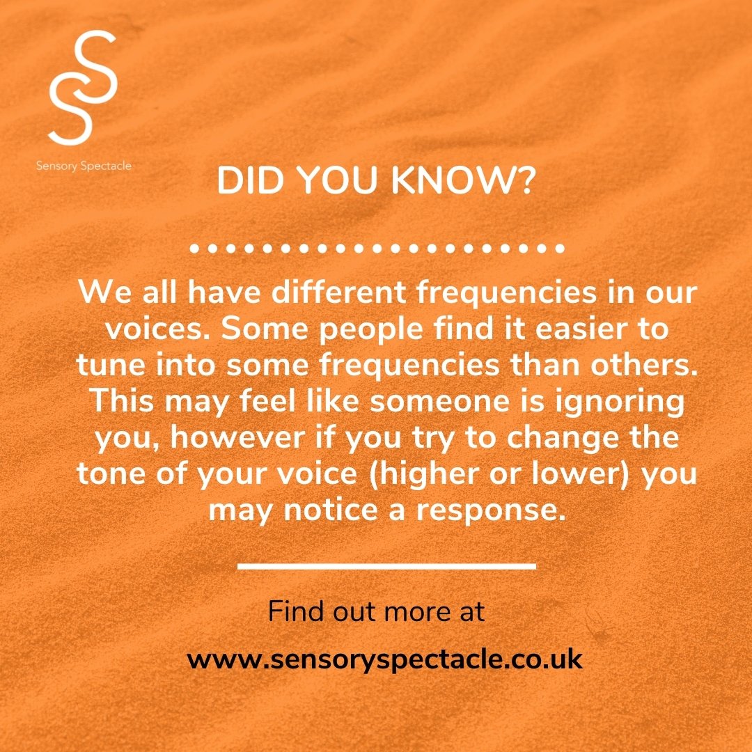 A sensory lifestyle will take each day as a new one dependant on how that person feels that day.

We all wake up feeling different each day and so we must be able to adapt appropriately to support someones sensory needs.