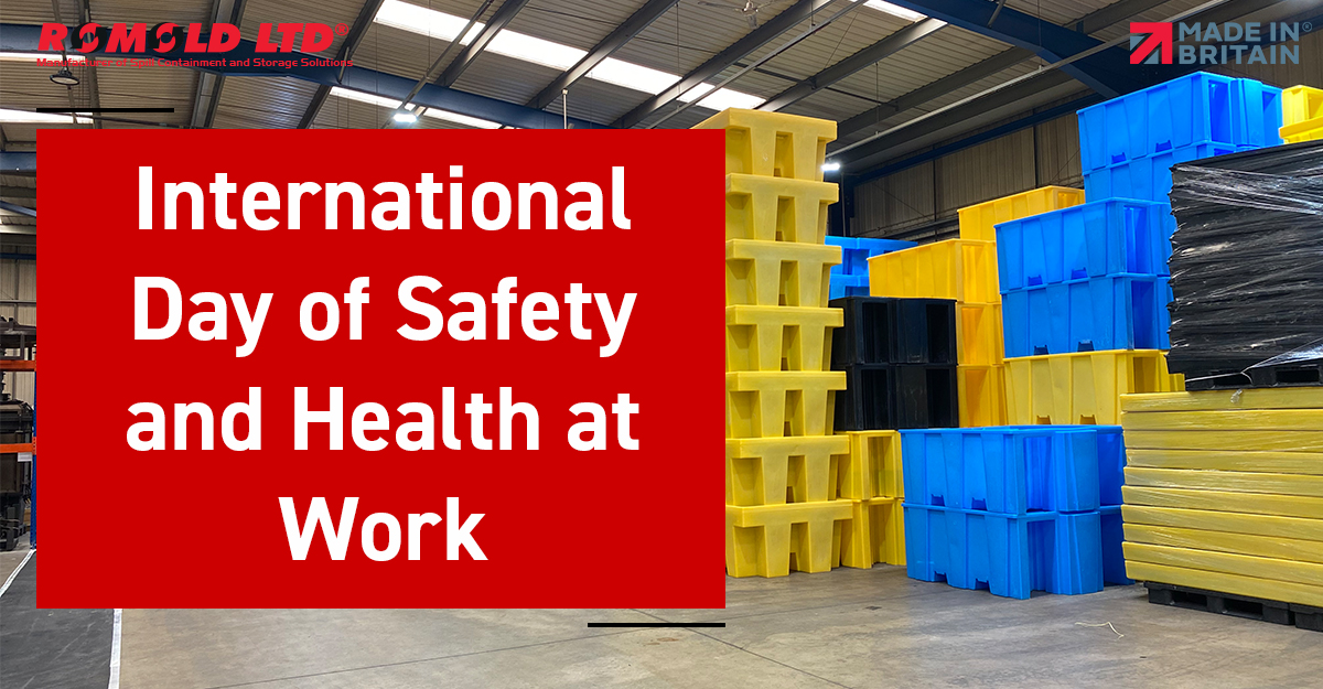 RomoldLtd's tweet photo. As a #SpillContainment #manufacturer for over 20 years, we know a thing or 2 about #healthandsafety at work 😉
Provide your customers with a safe working #environment with our comprehensive range of products ⬇️
https://t.co/z4uUI4LWJ1
#internationaldayofsafetyandhealthatwork https://t.co/xpEMHVTLrb