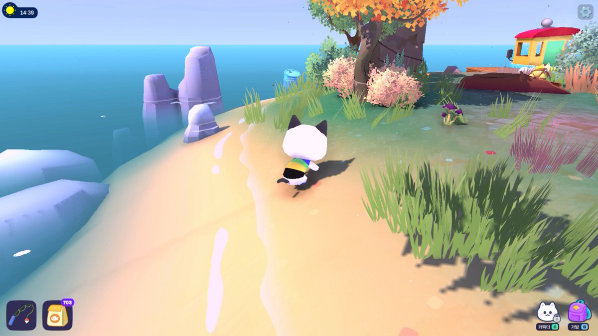 프리 스테이킹 게임, 'Fishing&amp;Life'의 
플레이 화면 스크린샷을 공개합니다.  

웅크린 미캣의 궁둥이!

#NFT #NFTCommunity #nftart #MeeCats #nftcollector