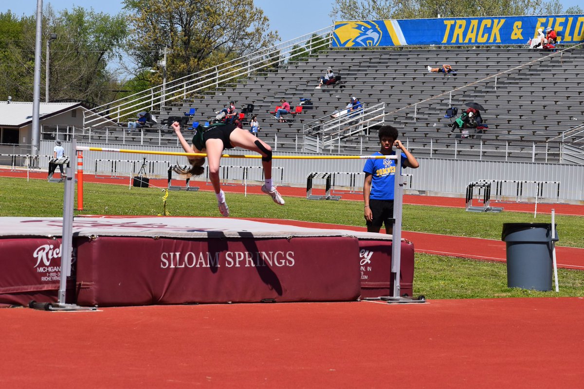 Rebekah McIntosh is back in the 5A State meet for the 2nd year in a row! #only1airedale