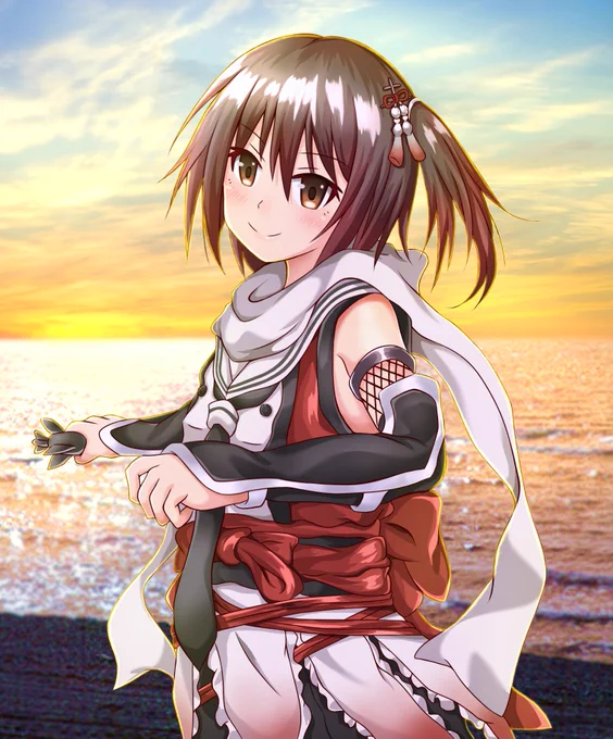 #あなたのTLに軽巡を  #艦これ
川内ばかり描いてる! 