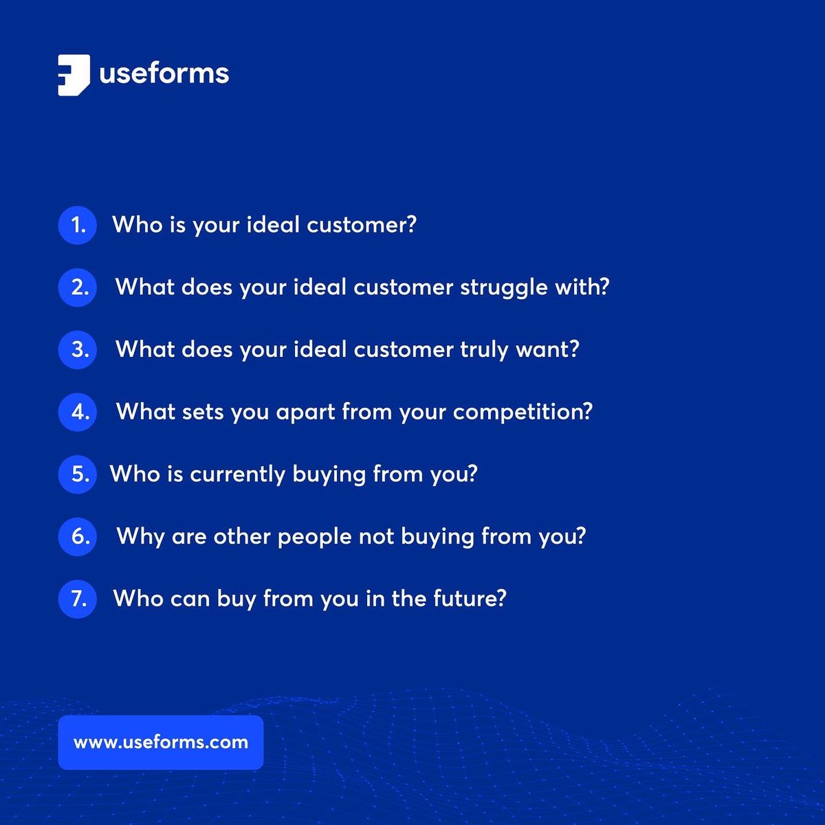It's important to send out your survey asking the right questions to get the right answers. Visit Useforms.com to get started. RT  to help someone else out!