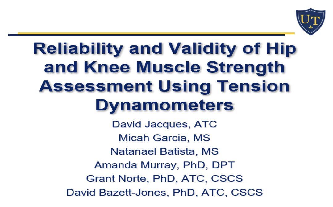 MAIN Lab (@utoledo_mainlab) on Twitter photo Our first presenter is <a href="/DJacquesATC/">David Jacques</a> sharing his topic about the utility of tension dynamometers as a tool for muscle #strength assessments 💪 Our first presenter is <a href="/DJacquesATC/">David Jacques</a> sharing his topic about the utility of tension dynamometers as a tool for muscle #strength assessments 💪