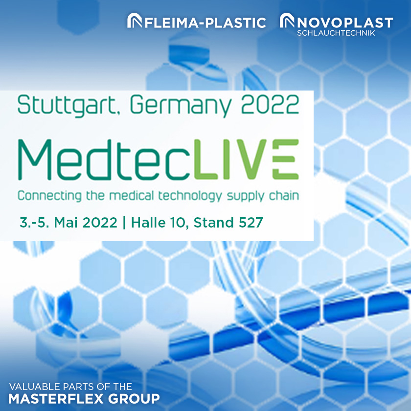 Masterflex Group (@masterflexgroup) on Twitter photo Exhibition time!🩺We are your partner for injection molding and extrusion in medical technology: Fleima-Plastic and Novoplast Schlauchtechnik.
Meet us <a href="/MedtecLIVE/">MedtecLIVE</a> in Stuttgart, Hall 10, Booth 527...😊 Exhibition time!🩺We are your partner for injection molding and extrusion in medical technology: Fleima-Plastic and Novoplast Schlauchtechnik.
Meet us <a href="/MedtecLIVE/">MedtecLIVE</a> in Stuttgart, Hall 10, Booth 527...😊