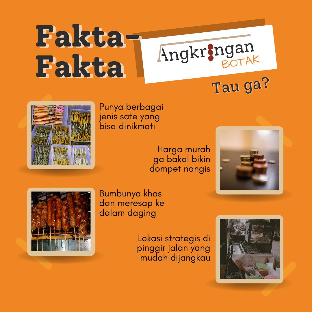 angkringanbotak's tweet photo. Fun fact Angkringan Botak yang wajib kamu tau, cocok kan buat tempat tongkrongan jangan lupa ajak ayang yaaa! Yang jomblo bisa bawa bestii kamu #AngkringaBotak #FunFact #YukKeAngkringan https://t.co/HJV9Zomnbo
