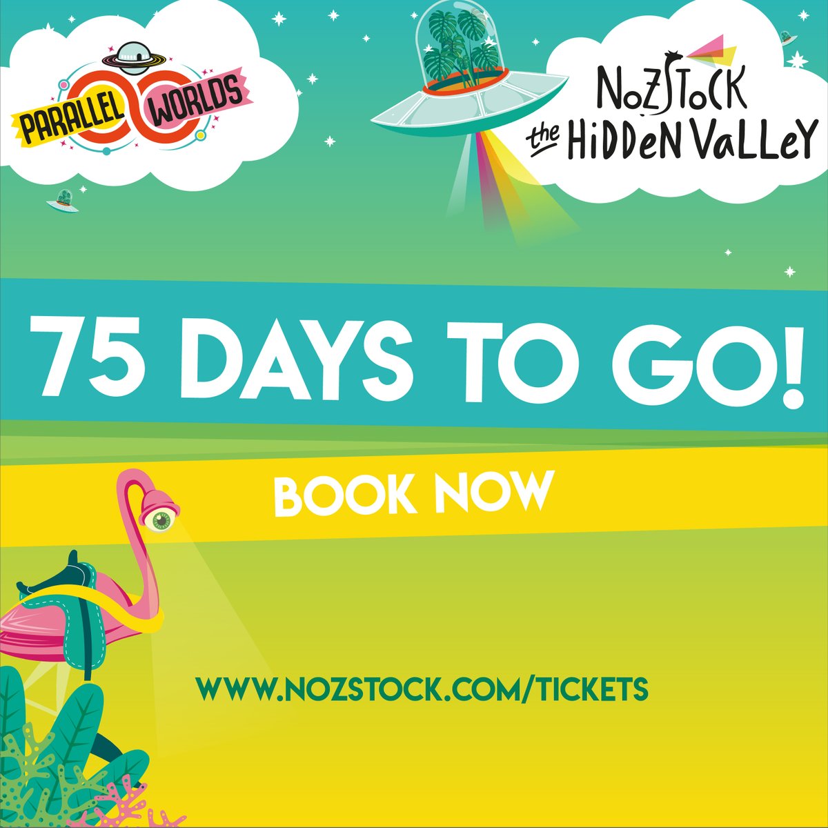 Nozstock's tweet image. 75 DAYS! 🥳🥳

That's only 2.5 Months until we touchdown into a #ParallelWorld together!