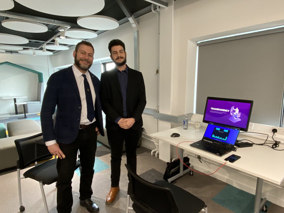 TangeUK's tweet photo. Having gained their AI, Machine Learning &amp; Blockchain skills, our talented @ACEatUEL @UEL_News students created brilliant apps for logistic distribution; market forecasting; personal assistant &amp; deepfake entertainment and many more!
#BeTheChange
#ComputerScience https://t.co/WvYbCMYAFD