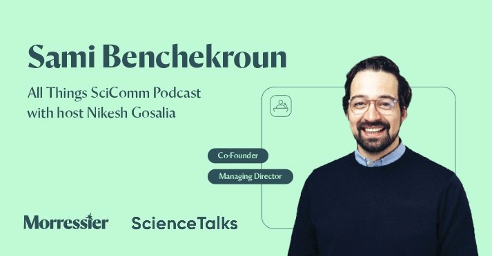 “The future is going to be a combination of online and offline.”

What does the future of virtual networking look like?
Morressier CEO and co-founder <a href="/samiBLN/">Sami Benchekroun</a> offers his thoughts as part of the <a href="/ScienceTalkOrg/">Association of Science Communicators (ASC)</a> All Things Sci Comm podcast.

Listen here:
eu1.hubs.ly/y0NyQ80