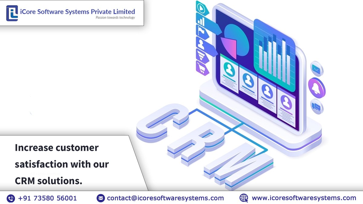 iCoreSoftOfficl's tweet photo. Improve your sales and manage your customer data efficiently with the iCore software system’s best CRM software. We manage your sales, contacts, projects, clients, and team and build you a better customer relationship.

Checkout : https://t.co/1xnbJBwjV5 https://t.co/Qk8P0w7ysc
