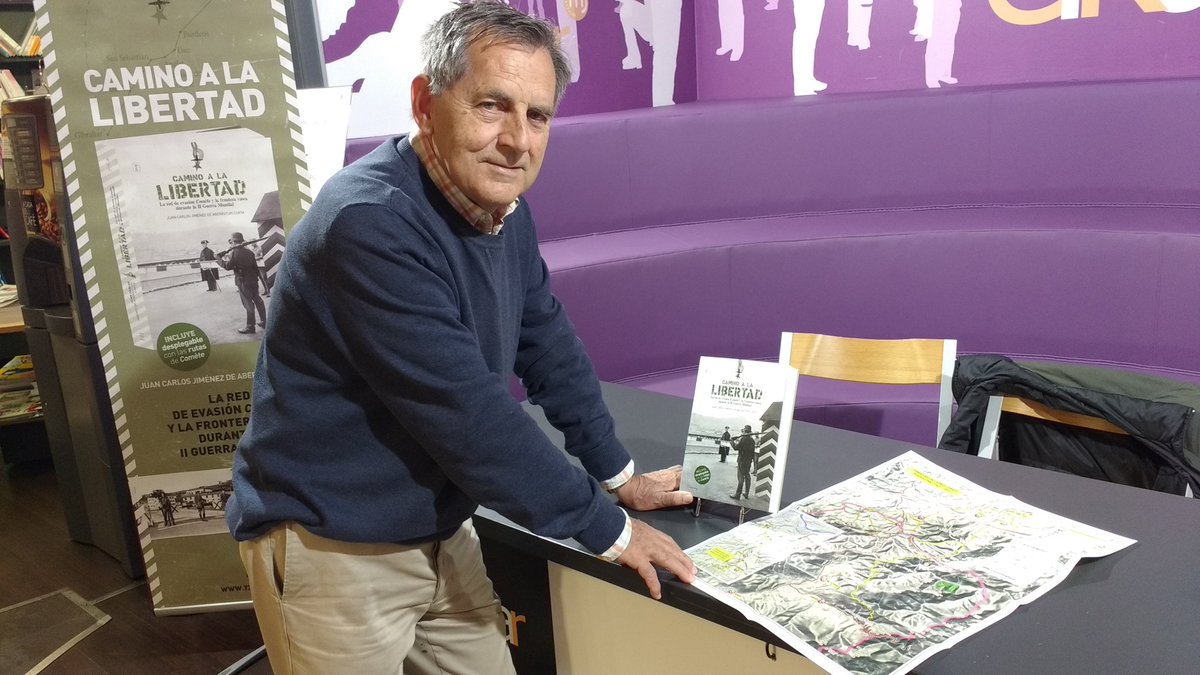 TxertoaA's tweet photo. LA ‘BIBLIA’ DE COMÈTE
ELGAR, “Journal des Basques de Paris”, entrevista a J. C. Jiménez de Aberásturi sobre su libro CAMINO A LA LIBERTAD, “la biblia” de la red Comète en el País Vasco.
👉https://t.co/GkojrGh2HI
@elkar @PEskualEtxea #Txertoa #CAMINOALALIBERTAD #RedComete https://t.co/gpDd6V20LS