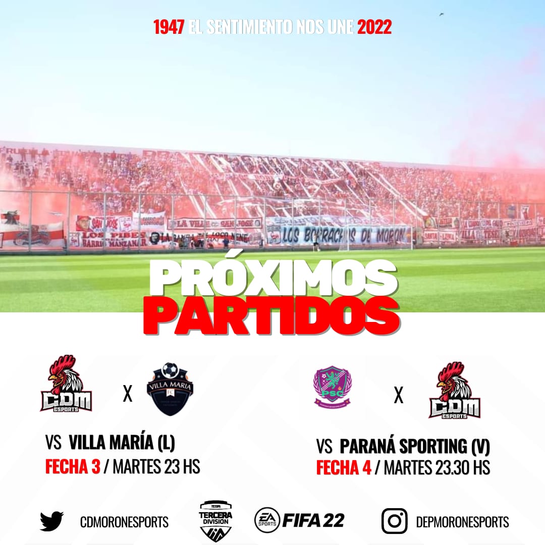 Deportivo Morón eSports tweet media