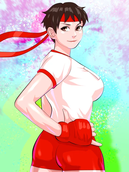 #一日一絵【118日目】#ストリートファイター #春日野さくら #格ゲーキャラ描こうぜ 