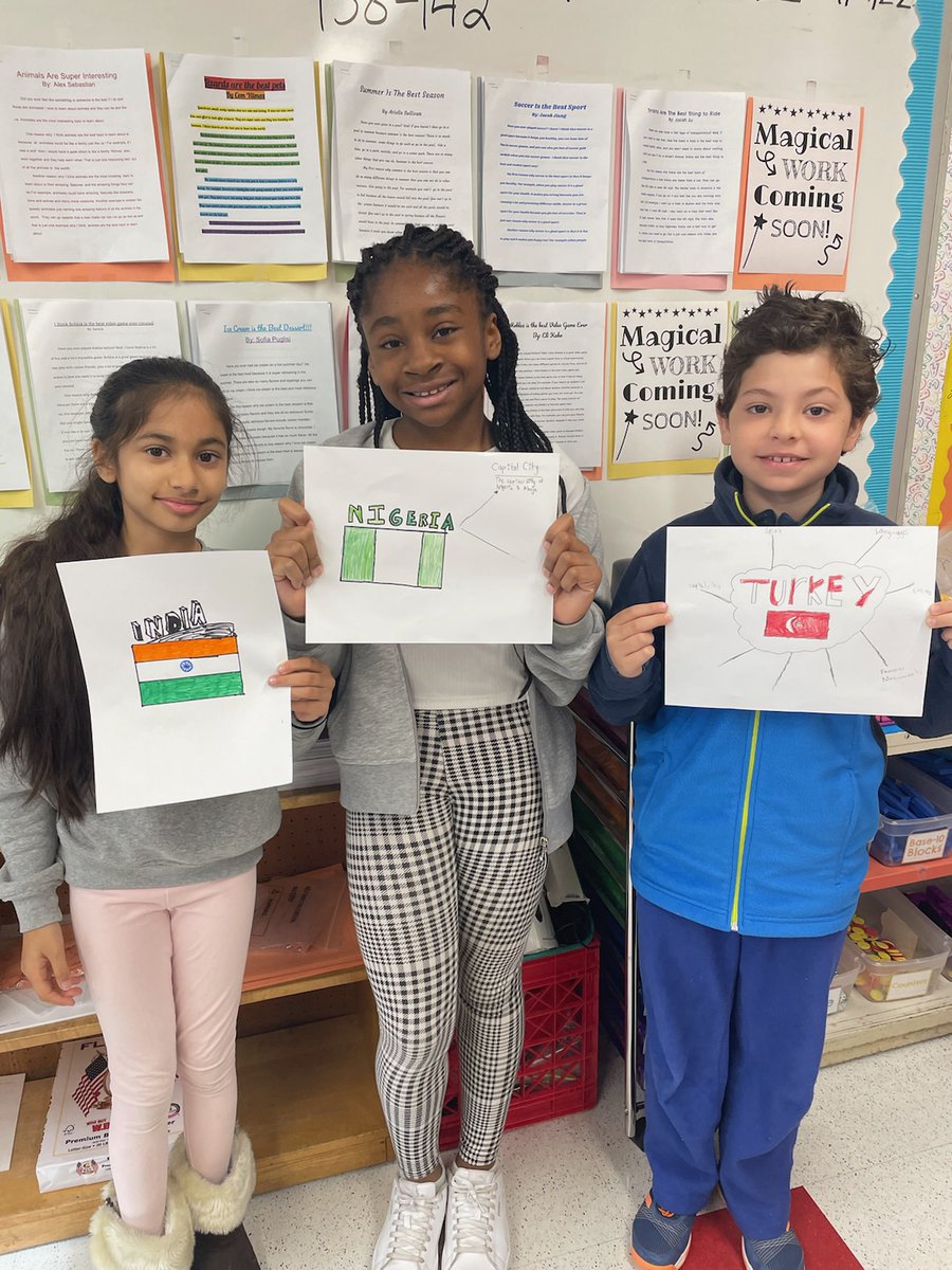 Riker Hill is celebrating so many incredible cultures today! Our 3rd graders love exploring and learning about different countries, and are having a blast representing each of their own cultures! <a href="/RikerHillRams/">Riker Hill Elementary School</a> #Ramily