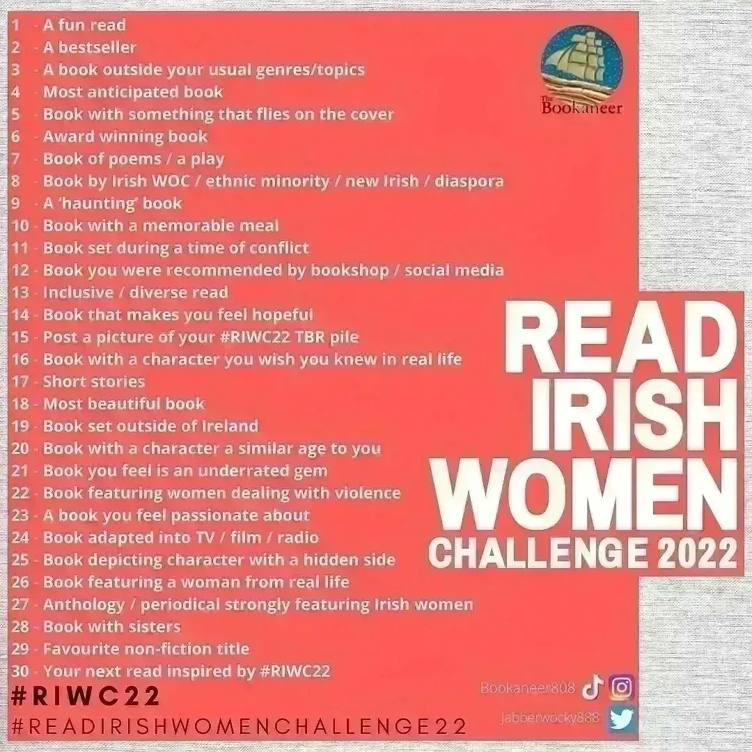 catsbennett's tweet photo. Read Irish Women Challenge 2022
Day 28 - Book with Sisters
None of This is Serious by @prasifcat from @canongatebooks features a complex relationship between the main character Sophie and her high achieving twin sister Hannah👭
#noneofthisisserious #catherineprasifka #RIWC22 https://t.co/CKwg5I2Hwx