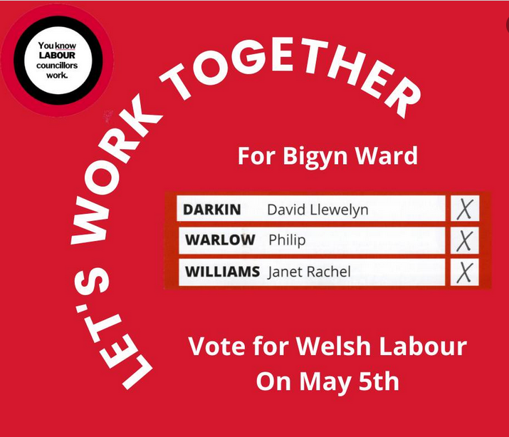 LlanelliLab's tweet photo. It's time for change in #Bigyn to make a difference to the well being of residents for the better. #VoteWelshLabour #5thMay for #County & #Town #Lanelli https://t.co/JQjmxFaleb