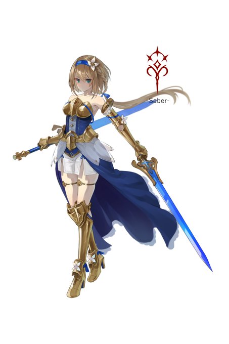 #栗駒こまる
#こまるんあーと

第1弾はセイバー!!!!
こまるんの元気のもとになればいいなッッ!!!!!! 