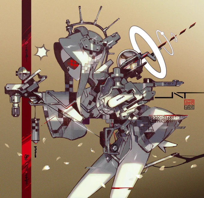 普段はこんな絵描いてるヒトです 
