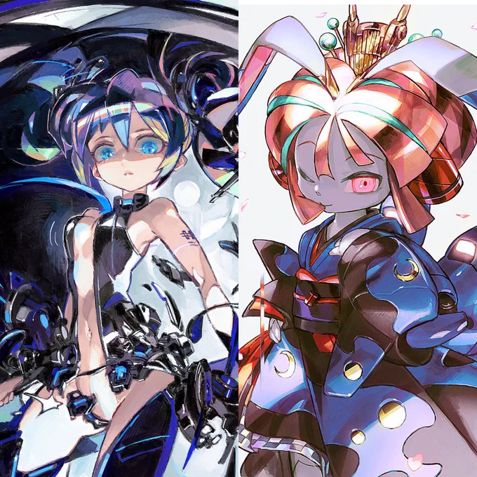 普段はこんな絵描いてるヒトです 