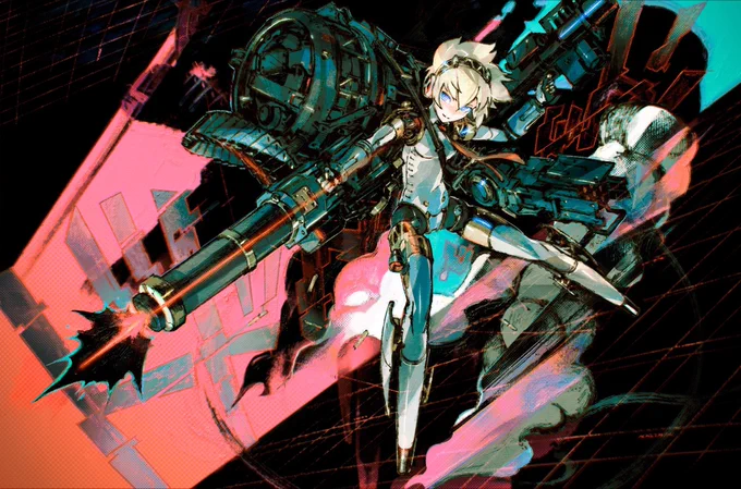 普段はこんな絵描いてるヒトです 