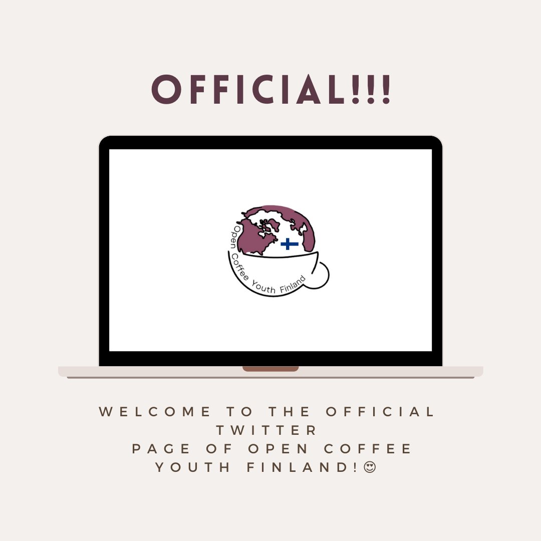 OcyFinland's tweet photo. Welcome to the official Twitter page of Open Coffee Youth Finland!😍

#OpenCoffeeYouth #OCY #OCYouth #OCYFinland #networking #youth https://t.co/rsjmXlNjzw